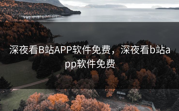 深夜看B站APP软件免费,深夜看b站app软件免费 深夜看B站APP软件免费,深夜看b站app软件免费