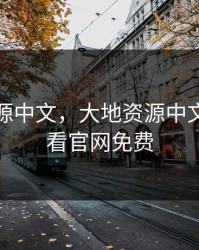 天堂资源中文，大地资源中文在线观看官网免费